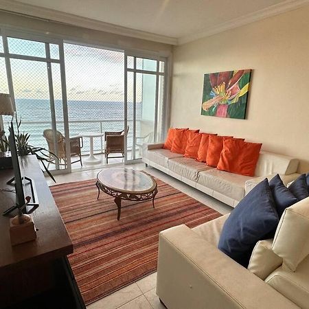 Hermoso Dpto Con Vista Frontal Al Mar Pitangueiras Guarujá Exterior foto