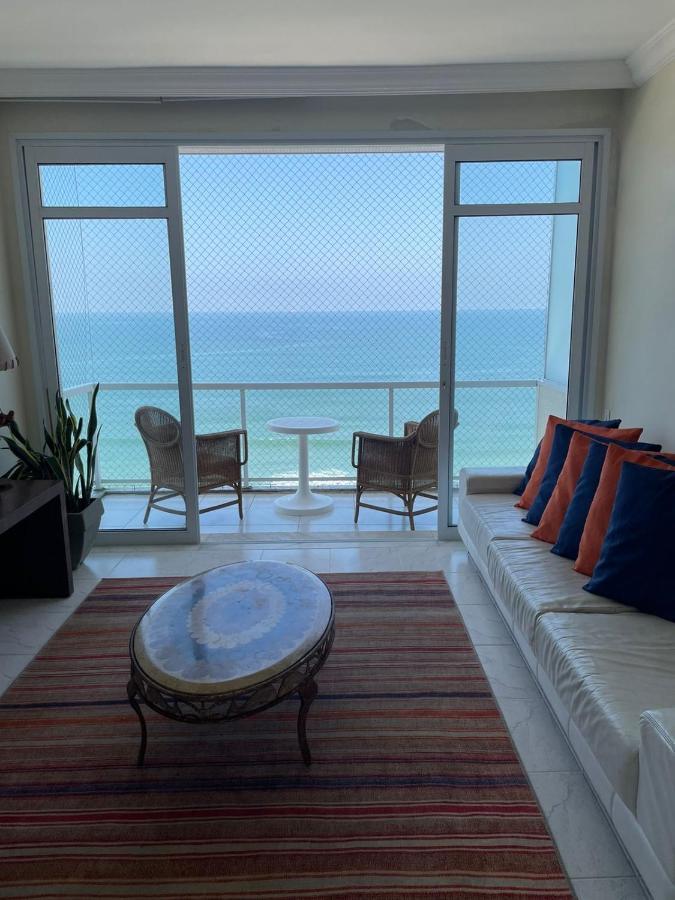 Hermoso Dpto Con Vista Frontal Al Mar Pitangueiras Guarujá Exterior foto
