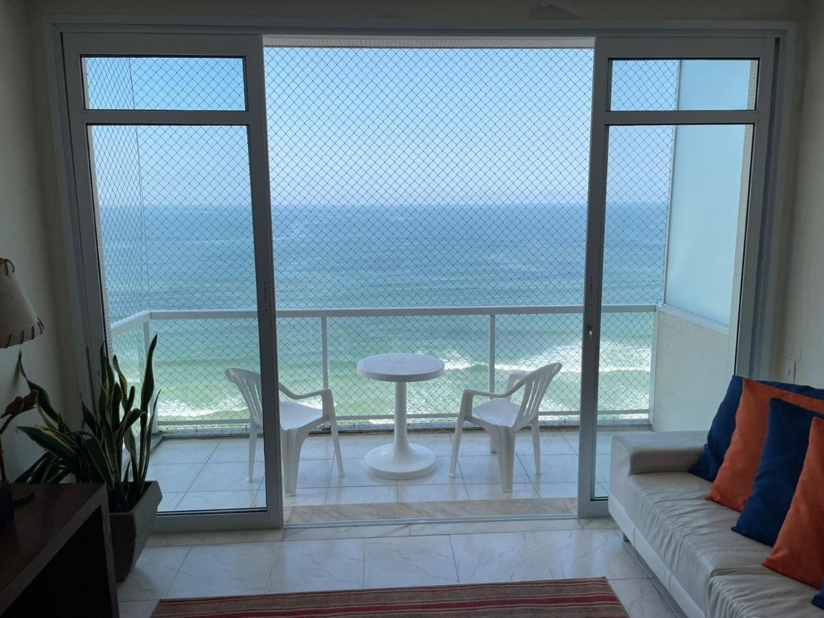 Hermoso Dpto Con Vista Frontal Al Mar Pitangueiras Guarujá Exterior foto
